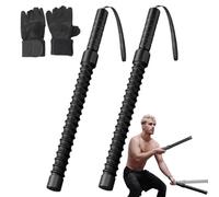 Cordless Battle Ropes - Homes Gyms Exercise Equipment, Black Non-Slip Grip | Creatives Modern Design Strength Building Fitness Tool For Men Women Beginner Training Workout Routine
