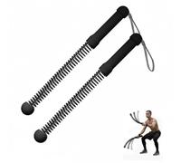 Cordless Battle Ropes, Ropeless Weighted Workout Rope For Home Gym, Portable Tangle-Free Fitness Equipment For Cardio, Hiit, Strength Training And Full Body Exercise For Men & Women (Black)