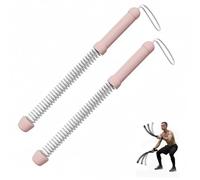 Cordless Battle Ropes, Ropeless Weighted Workout Rope For Home Gym, Portable Tangle-Free Fitness Equipment For Cardio, Hiit, Strength Training And Full Body Exercise For Men & Women (Pink)