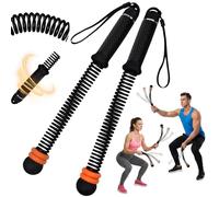 Cordless Battle Ropes, Weighted Ropeless Training Ropes for Home Gym, Portable Silent Strength Workout Equipment, 2 Pack