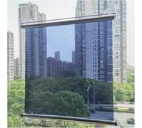 Cordless Blackout Blinds Suction Cup Pull Down Shades for Indoor Use No Drill Retractable Balcony Sun Shade 100x150cm Window Covering Solution