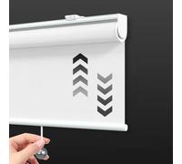Cordless Blackout e 100% Light Blocking Manual Lift Heat Ilat for Kitchen Bathroom Includes Accessories (90cm x 140cm)