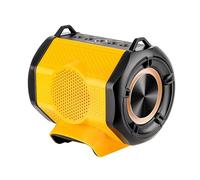 Cordless Bluetooth Wireless Portable Speaker For Dewalt 18v Battery With Tws Pairing Function, Dual Usb Port, Rgb Light