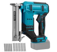 Cordless Brad Nailer 18GA Compatible with Makita 18V Battery (No Battery) | Brushless Electric Stapler Nailer, with 500 Nails and 500 Staples, 2 Mode, Cordless Nail Gun, for Upholstery, Woodworking