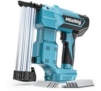 Cordless Brad Nailer 2-in-1 for Makita Battery, 5/8 to 1-1/4 Inch Electric Nail Gun/Staple Gun, 18 Gauge Nail Gun Brushless Motor with 1000 Nails for Wood Carpentry, 2 Modes(No Battery)