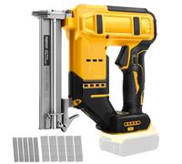 Cordless Brad Nailer Compatible with Dewalt 20V Battery (No Battery), 18GA Brushless Electric Stapler Nailer with 500 Nails and 500 Staples, 2 Mode Cordless Nail Gun for Upholstery, Woodworking