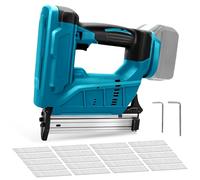 Cordless Brad Nailer Compatible with Makita 18V Battery, 18 Gauge Electric Nail Gun with 2000pcs Straight Nails Adjustable Nailing Depth Brad Nailer Stapler for Upholstery, Woodworking (No Battery)