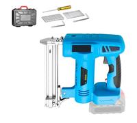 Cordless Brad Nailer Compatible with Makita 18V Battery, 2 in 1 Electric Stapler Nailer with 500 Straight Nails and 500 U Nails, Cordless Nail Staple Gun for Carpentry, Upholstery(No Battery)