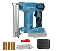 Cordless Brad Nailer, Cordless Nail Staple Gun Compatible with Makita 18V Battery, 2 in 1 Electric Stapler Nailer with 100 Nails and 500 Staples, Nail Gun/Staple Gun for Upholstery, Carpentry