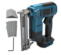 Cordless Brad Nailer for Makita 18V Battery, 18GA Battery Stapler Nail Gun, 2 in 1 Electric Nailer Stapler with 1000 Nails and 1000 Staples for Home Improvement Woodworking (Tool Only)