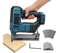 Cordless Brad Nailer for Makita 18V Battery (Tool Only), 2-in-1 Electric Nail/Staple Gun, 18 Gauge Brushless with 2000 Nails for Wood Carpentry, 2 Modes (for Makita)