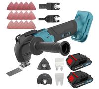 Cordless Brushless Oscillating Multi Tool 18V with 2pcs 3000mAh Batteries and Charger 22 PCS Accessory Kit Sanding/Cutting Blades