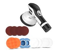 Cordless Buffer Polisher Portable Polisher Battery 6 Variable Speed Polishing for Car Detailing/Polishing/Waxing