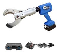 Cordless Cable Cutter 80KN Hydraulic Cable Shears Electric Wire Cutter Battery Powered Wire Cutting Tool for Max.Φ65mm Copper/Cu/Al Cable