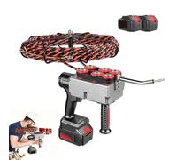 Cordless Cable Threading Machine, Automatic Wire Stringing Machine, for Communication Cable Laying Hydropower Engineering Building Wiring and Various On Site Construction Work(30m)