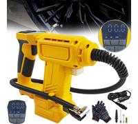 Cordless Car Air Compressor Tyre Inflator Pump Lcd For Dewalt 18V 20V Battery