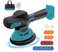 Cordless Car Buffer Polisher Compatible for Makita 18V Battery, Power Polisher Set with 6 Variable Speed for Car Detailing/Polishing/Waxing (No Battery)