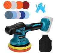Cordless Car Buffer Polisher Compatible with Makita 18V Battery, 6 Inch Car Polishing Machine with Attachments, 6 Speeds Cordless Auto Polisher (Battery Not Included)