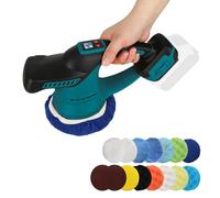 Cordless Car Buffer Polisher for Makita 18V, 6 Inch Brushless Portable Orbital Polisher Kit, 6 Variable Speed 6000RPM for Auto Detailing Waxing Scratch Removing (No Battery)