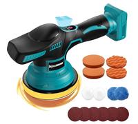 Cordless Car Buffer Polisher for Makita 18V Battery, 6 Inch Portable Orbital Buffer Kit, 8 Variable Speed Car Polisher for Detailing/Waxing/Polishing...(Battery Not Include)