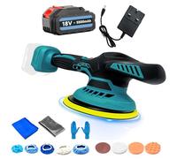 Cordless Car Buffer Polisher Kit with 1PS 18V 5500mAh Battery Cordless Buffer Polisher,DA Buffer Polisher for Car Detailing, Car Buffers and Polishers kit,Car Accessories,6 Variable Speed, 5500 RPM