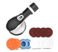 Cordless Car Buffer Polisher Rechargeable Battery Brushless Polisher with 6 Variable Speed Portable Polisher