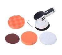 Cordless Car Buffer Polisher Rechargeable Battery with 6 Variable Speed Brushless Polisher for Waxing Polishing