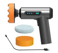 Cordless Car Polisher - 4000mAh Rechargeable Buffer, Electric Wireless Waxer, Auto Detailing Tool | Portable Polishing Machine for Scratch Removal, Glass Shine, Car Cleaning Home Garage, Care