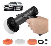 Cordless Car Polisher with 3 Variable Speed, 2000mAh Rechargeable Battery, 4 Polishing Pads, Cordless Car Buffer Polisher for Scratch Removing Detailing Polishing Waxing