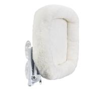 Cordless Cat Window Perch, Strong Suction Cat Shelf, 11.81 x 23.62 inches, Breathable and Warm, Comfortable Cats Kittens, Pet Window Shelfs for Relaxing and Sunbathing (White)