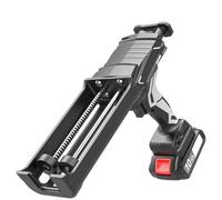 Cordless Caulking Gun Kit,Electric Double-Tube AdhesiveDispenser with 2.0Ah Battery 6 Speed Control Constant Output LED Light and Indicator for Sealing Filling Construction Repair Use