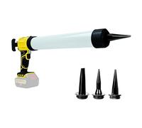Cordless Caulking Gun Sausage Cartridge for De-walt 20V Li-ion Battery,20oz/600ml,Anti-Dripping,4 Adjustable Speeds,Powerful Electric Caulking Gun Tools,for Filling,Sealing(Battery Not Include)