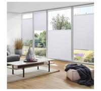 Cordless Cellular Shades 50/55/60/65/70/75/80/90/100cm Wide,White Honeycomb Blinds for Windows,Blackout/Thermal/Privacy Cellular Pleated Shades,Bottom Up Top Down Curtains,W×H-110×150cm(43.3*59.1in)