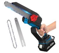 Cordless Chainsaws with 6000mAh Battery for, Mini Battery Chainsaw 8 inch for Cut Wood, Tree Trimming, Brushless Portable Electric Chain Saw for BL1830 BL1860 BL1840 BL1850