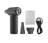 Cordless Compressed Air Duster Mini Air Blower with 3 Nozzles, 110000 RPM, 3 Gear Electric Air Blower - Rapid Charging, Portable Design, Ideal for PC Keyboard and Car Cleaning