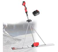 Cordless Concrete Screed Vibratory Kit with Speed Adjustment and Power Display for Efficient Surface Leveling and Smoothing