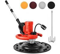 Cordless Concrete Trowel Handheld Polishing Machine, 4Ah Dual Power Supply for Mortar Grinding and Cement Finishing, Wall Smoothing Tool,Set3