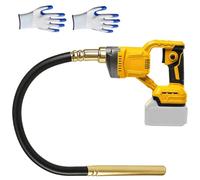 Cordless Concrete Vibrating Tool for Dewalt 20V Battery Concrete Vibrator | 600W Brushless 6000 RPM Electric Concrete Vibrator 1.2m Hose,Handheld Concrete Vibrating Poker for Construction(No Battery)
