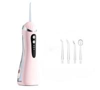 Cordless Dental Water Flosser for Adults - Ultrasonic Teeth Cleaner with 30+ Days Battery, IPX6 Waterproof Oral Irrigator, 300mL Semi-Transparent Design