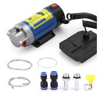 Cordless Diesel Transfer Pump Compatible with Makita 18V Battery, 100W Portable Engine Oil Extractor Pump with 2 Pipes for Tractor Caravan Boat Truck (No Battery)