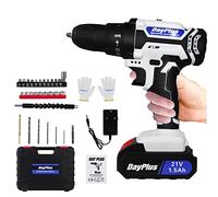 Cordless Drill and Screwdriver Set, 21V Electric Combi Drill with 1 x 1500mAh Battery, 2-Speed Rechargeable Power Tool - 45Nm, 25+1 Torque, Forward * Reverse Rotation, 29pcs Accessories