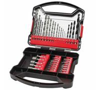 Hilka 41pc Drill Bit & Accessory Kit | For Wood, Metal, Masonry | Carry Case