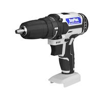 Cordless Drill Driver, 10mm Keyless Chuck, 25 + 1 Torque, 0-400 RPM/0-1400 RPM Variable Speed, (White, Only Body)