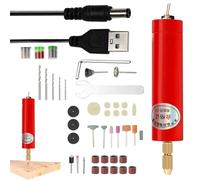 Cordless Drill - Hand Cordless Drill Machine Rechargeable Electric Drill | Small Drill Electric Drill Additive for DIY Miniatures Jewelry Making Resin