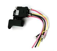 Cordless Drill Switch Replacement for DJR186 & JR186D Models, Handheld Power Tool Trigger Assembly,with ABS Metal On Off Button