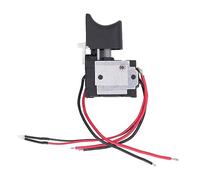 Cordless Drill Switch with Lamp, Speed Control Trigger Switch 7.2-24V, 16A Max Current - Electronic Speed Control, Lighting Function, Compatible with Electric Drill and Wrench