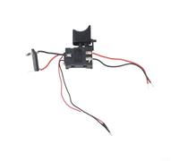 Cordless Drill Trigger Switch With Light For 7.2v To 24v Power Tools 16a Variable Control Button Black Replacement Part For Hand Drills And Industrial Equipment Easy Install Design