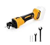 Cordless Drywall Cut-Out Tool Compatible with DeWalt 20V Battery, 6-Speed Adjustable Brushless Rotary Drywall Saw with Up to 28000 RPM for Wood Drywall, Sheetrock, Wood