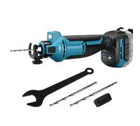 Cordless Drywall Cutter for Makita 18V Battery, Brushless Drywall Cut-Off Saw, 30000 RPM, with LED Light, Toolless Deeply Adjustable Saw Kit for Cutting, Sheetrock, Wood, No Battery