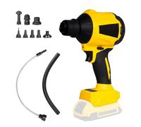 Cordless Dust Blower for Dewalt 18V/20V Battery, 1000W Handheld Blower Compressed Air Duster, Stepless-Speed Motor Air Blower, LED Light, 720 MPH & 8 Nozzles (No Battery)